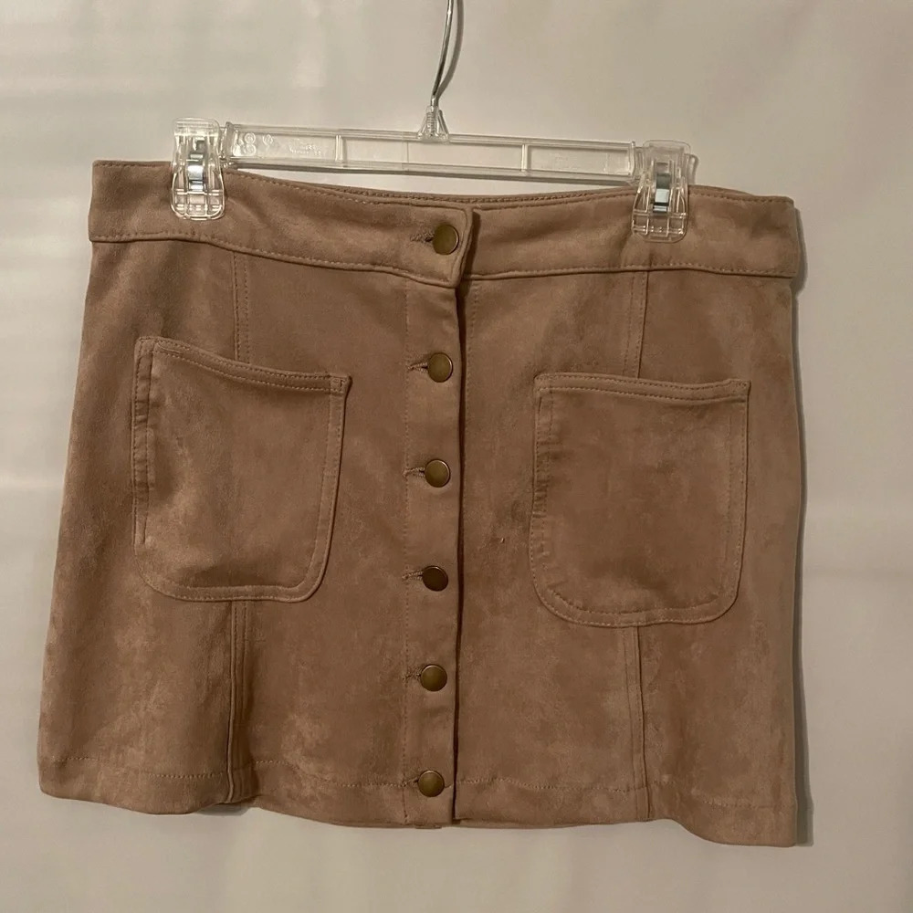 Altar’d State Suede Mini Skirt
